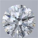 Natural Diamond 3.01 Carats, Round with Excellent Cut, H Color, SI1 Clarity and Certified by GIA