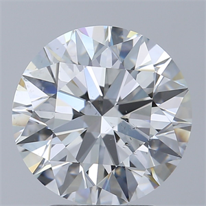 Picture of Natural Diamond 3.01 Carats, Round with Excellent Cut, H Color, SI1 Clarity and Certified by GIA