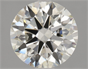 Natural Diamond 3.05 Carats, Round with Excellent Cut, K Color, SI1 Clarity and Certified by GIA