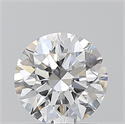 Natural Diamond 1.10 Carats, Round with Excellent Cut, D Color, FL Clarity and Certified by GIA