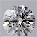 Natural Diamond 0.40 Carats, Round with Excellent Cut, D Color, SI2 Clarity and Certified by GIA