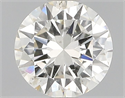 Natural Diamond 0.50 Carats, Round with Good Cut, K Color, SI2 Clarity and Certified by GIA