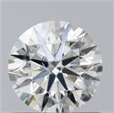 Natural Diamond 0.63 Carats, Round with Excellent Cut, K Color, SI1 Clarity and Certified by GIA