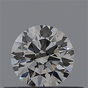 Picture of Natural Diamond 0.44 Carats, Round with Excellent Cut, I Color, VS1 Clarity and Certified by GIA