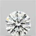 Natural Diamond 0.50 Carats, Round with Excellent Cut, G Color, I1 Clarity and Certified by GIA