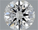 Natural Diamond 0.41 Carats, Round with Excellent Cut, G Color, VS2 Clarity and Certified by GIA