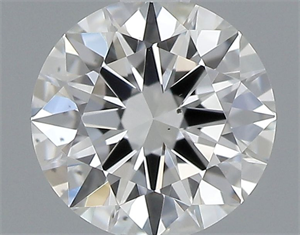 Picture of Natural Diamond 0.41 Carats, Round with Excellent Cut, G Color, VS2 Clarity and Certified by GIA