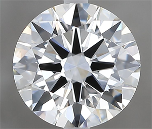 Picture of Natural Diamond 2.00 Carats, Round with Excellent Cut, H Color, VS1 Clarity and Certified by GIA