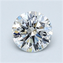 Natural Diamond 1.00 Carats, Round with Excellent Cut, D Color, IF Clarity and Certified by GIA