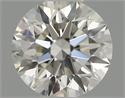 Natural Diamond 0.41 Carats, Round with Excellent Cut, H Color, VS2 Clarity and Certified by IGI