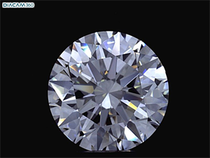 Picture of Natural Diamond 3.71 Carats, Round with Excellent Cut, D Color, VS1 Clarity and Certified by GIA