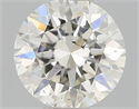 Natural Diamond 0.40 Carats, Round with Very Good Cut, J Color, SI1 Clarity and Certified by GIA