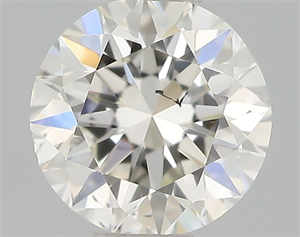 Picture of Natural Diamond 0.40 Carats, Round with Very Good Cut, J Color, SI1 Clarity and Certified by GIA