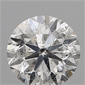 Natural Diamond 0.61 Carats, Round with Very Good Cut, G Color, I1 Clarity and Certified by IGI