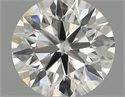 Natural Diamond 0.41 Carats, Round with Excellent Cut, G Color, VS2 Clarity and Certified by IGI