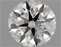 Natural Diamond 1.52 Carats, Round with Excellent Cut, H Color, IF Clarity and Certified by GIA