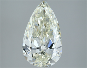 Picture of Natural Diamond 3.01 Carats, Pear with  Cut, J Color, SI1 Clarity and Certified by IGI