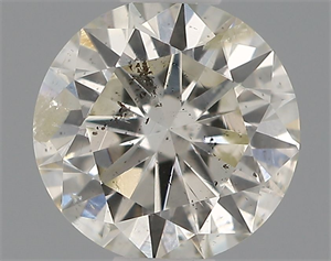 Picture of Natural Diamond 0.43 Carats, Round with Excellent Cut, J Color, SI2 Clarity and Certified by IGI