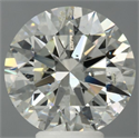 Natural Diamond 5.51 Carats, Round with Excellent Cut, K Color, SI2 Clarity and Certified by GIA