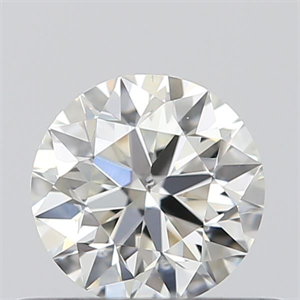 Picture of Natural Diamond 0.42 Carats, Round with Excellent Cut, I Color, SI2 Clarity and Certified by GIA