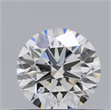 Natural Diamond 0.40 Carats, Round with Excellent Cut, F Color, VS1 Clarity and Certified by GIA