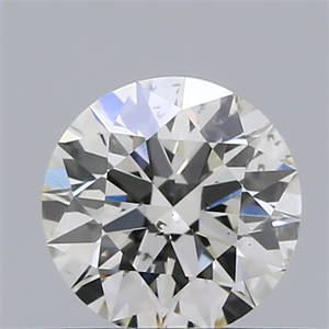 Picture of Natural Diamond 0.40 Carats, Round with Excellent Cut, G Color, SI1 Clarity and Certified by IGI