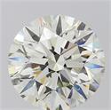 Natural Diamond 3.01 Carats, Round with Excellent Cut, J Color, VS1 Clarity and Certified by IGI