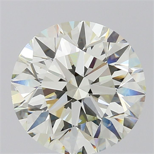 Picture of Natural Diamond 3.01 Carats, Round with Excellent Cut, J Color, VS1 Clarity and Certified by IGI