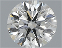 Natural Diamond 0.52 Carats, Round with Excellent Cut, I Color, SI1 Clarity and Certified by GIA