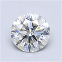 Natural Diamond 2.70 Carats, Round with Excellent Cut, H Color, SI2 Clarity and Certified by GIA