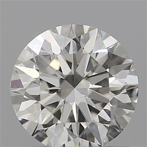 Picture of Natural Diamond 0.40 Carats, Round with Excellent Cut, J Color, VVS1 Clarity and Certified by GIA