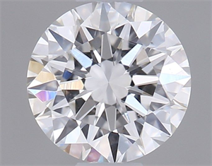 Picture of Natural Diamond 0.46 Carats, Round with Excellent Cut, H Color, VS2 Clarity and Certified by GIA