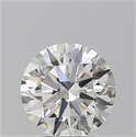 Natural Diamond 2.03 Carats, Round with Excellent Cut, H Color, VS2 Clarity and Certified by GIA