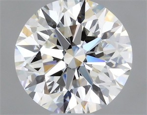 Picture of Natural Diamond 0.40 Carats, Round with Excellent Cut, I Color, VS1 Clarity and Certified by GIA