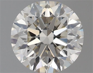 Picture of Natural Diamond 0.50 Carats, Round with Very Good Cut, K Color, VS1 Clarity and Certified by IGI