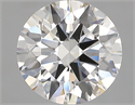 Natural Diamond 2.01 Carats, Round with Excellent Cut, H Color, VS1 Clarity and Certified by GIA