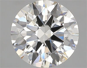 Picture of Natural Diamond 2.01 Carats, Round with Excellent Cut, H Color, VS1 Clarity and Certified by GIA