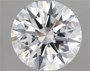 Picture of Natural Diamond 2.01 Carats, Round with Excellent Cut, D Color, VS2 Clarity and Certified by GIA