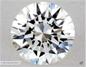 Natural Diamond 0.43 Carats, Round with Excellent Cut, H Color, VVS1 Clarity and Certified by GIA