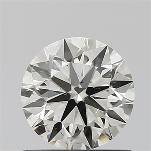 Picture of Natural Diamond 0.71 Carats, Round with Excellent Cut, J Color, SI1 Clarity and Certified by IGI