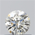 Natural Diamond 0.45 Carats, Round with Very Good Cut, K Color, VS2 Clarity and Certified by GIA