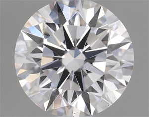 Picture of Natural Diamond 0.42 Carats, Round with Excellent Cut, D Color, VS2 Clarity and Certified by GIA