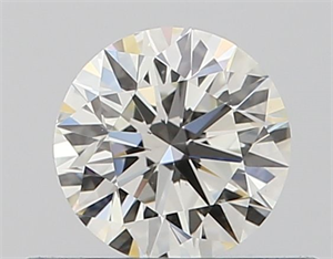 Picture of Natural Diamond 0.40 Carats, Round with Excellent Cut, J Color, VS1 Clarity and Certified by GIA