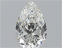 Natural Diamond 0.73 Carats, Pear with  Cut, H Color, VVS1 Clarity and Certified by GIA