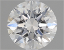 Natural Diamond 0.42 Carats, Round with Excellent Cut, F Color, I1 Clarity and Certified by GIA