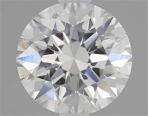 Picture of Natural Diamond 0.42 Carats, Round with Excellent Cut, F Color, I1 Clarity and Certified by GIA