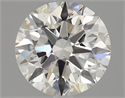 Natural Diamond 2.11 Carats, Round with Excellent Cut, H Color, VS2 Clarity and Certified by GIA