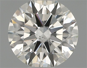 Picture of Natural Diamond 0.40 Carats, Round with Excellent Cut, H Color, VS2 Clarity and Certified by IGI