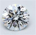 Natural Diamond 2.28 Carats, Round with Excellent Cut, F Color, VS1 Clarity and Certified by GIA