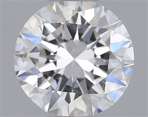 Picture of Natural Diamond 0.40 Carats, Round with Very Good Cut, F Color, VVS1 Clarity and Certified by GIA